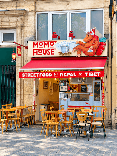 Façade et terrasse Momo House Poissonnière